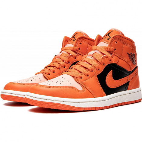 Кросівки Air Jordan 1 Mid "Orange" Orange/Black Dm3381-600 42