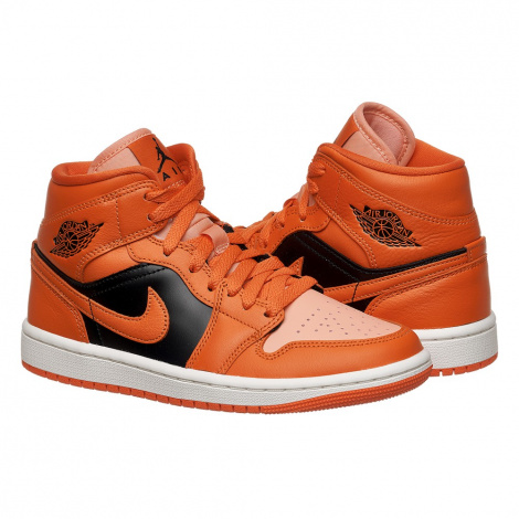 Кросівки Air Jordan 1 Mid "Orange" Orange/Black Dm3381-600 42
