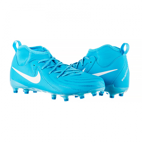Бутси дитячі Nike JR PHANTOM LUNA II ACADEMY FG/MG блакитні FJ2603-400