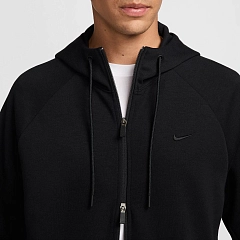 Толстовка Nike PRIMARY FLEECE DRI-FIT UV FULL-ZIP PERFORMANCE HOODIE чорна FZ0967-010