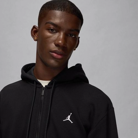 Толстовка Nike JORDAN BROOKLYN FLEECE FULL-ZIP HOODIE чорна FV7289-010