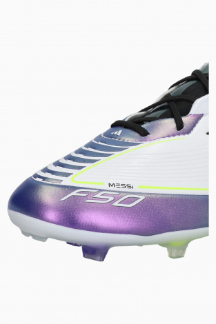Детские бутсы adidas F50 Pro Messi FG Junior - белый