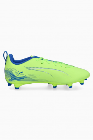 Дитячі бутси Puma Ultra 5 Play FG/AG Junior - Лаймовий