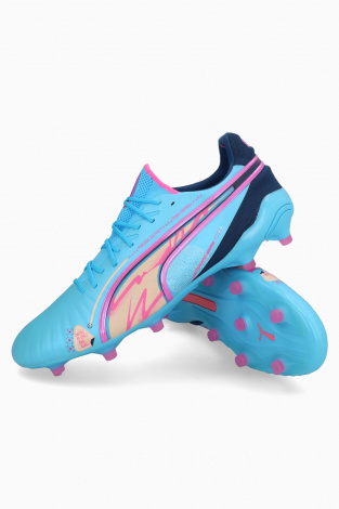 Бутси Puma King Ultimate Volume Up FG/AG - блакитний