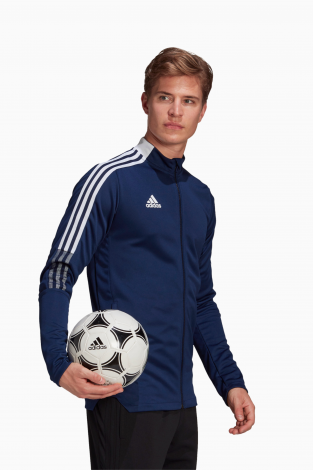 Кофта adidas Tiro 21 Track FZ - темно-синій