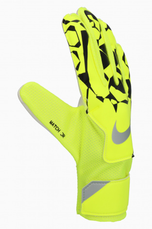 Детские вратарские перчатки Nike Match Junior - Лаймовий