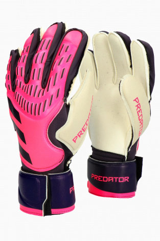 Воротарські рукавички adidas Predator Match Fingersave - рожевий