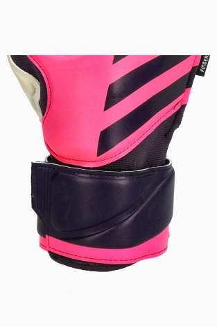 Воротарські рукавички adidas Predator Match Fingersave - рожевий