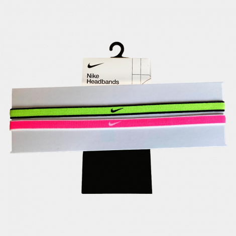 Пов'язка На Голову Комплект-Резинок На Голову Nike (2Шт) 2021.655.Os-5 (Neon-Pink)