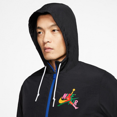 Ветровка Air Jordan Classic Windwear Jacket Grey/Black