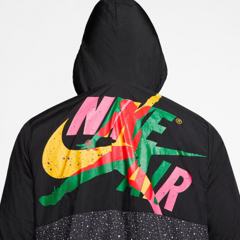 Ветровка Air Jordan Classic Windwear Jacket Grey/Black