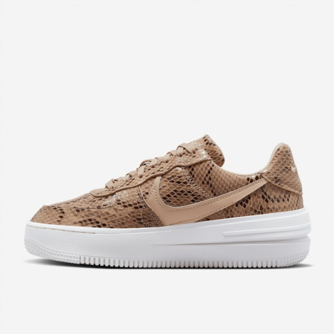 Кроссовки Nike Air Force 1 Plt.Af.Orm Brown Snakeskin Print (W)