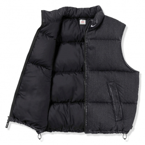 Жилетка Supreme X Nike Denim Puffer Vest Black