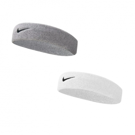 Повязка На Голову Комплект Nike 2 (Белая+Серая) Nnn07-101-051
