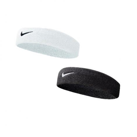 Повязка На Голову Комплект Nike 2 (Черная+Белая) Nnn07-2Wb
