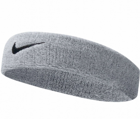 Набір Nike Пов`язка + Напульсники (Сірий) Nnn07-Nnn04-051