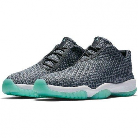 Кроссовки Jordan Future Low Wolf Grey Emerald Rise