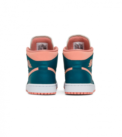 Кроссовки Jordan 1 Mid Dark Teal Green (W)