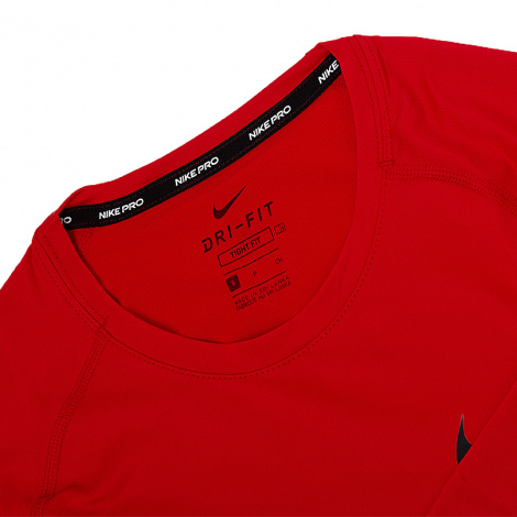 Термобілизна футболка Nike NP TOP LS TIGHT червона BV5588-657