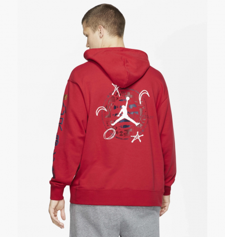 Худі Air Jordan Legacy Fiba Lightweight Pullover Hoodie Red