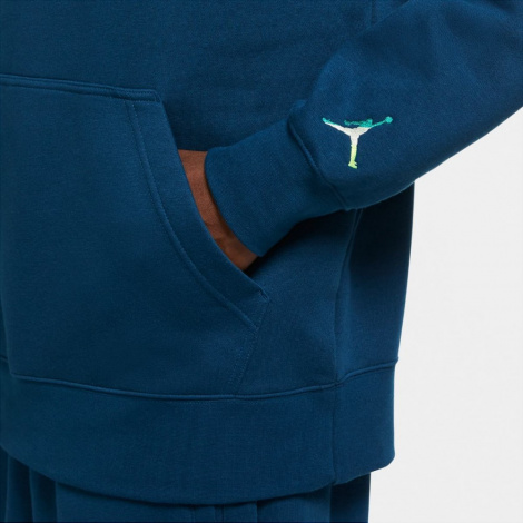 Худі Jordan Sport Dna Men'S Fleece Pullover Hoodie 'Valerian Blue/Volt'