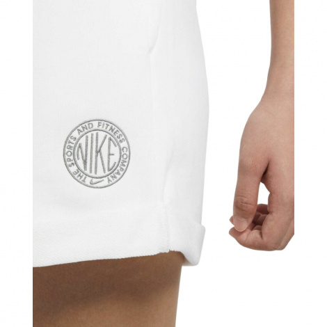 Шорты W Nike High Rise Shorts White/Smoke Grey