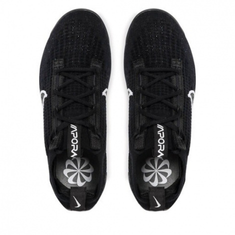Кроссовки Nike Air Vapormax 2021 Fk Black Metallic Silver (W)