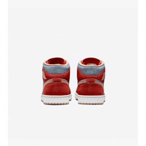 Кроссовки Nike Air Jordan 1 Mid Denim Red