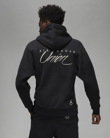 Худи Air Jordan Fleece Hoodie X Union La Black