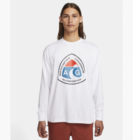 Лонгслив Nike Nrg Acg Long Sleeve Outdoor T-Shirt White