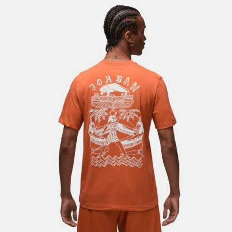 Футболка Nike MJ FLT ARTST SRS SS CREW помаранчева DX9559-812