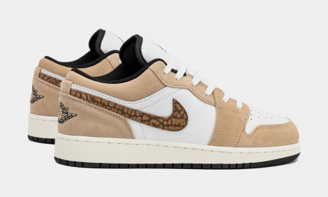 Кроссовки Jordan 1 Low Se Brown Elephant (Gs)