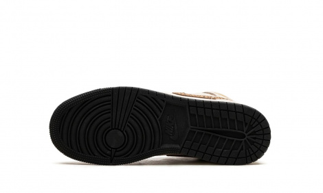 Кроссовки Jordan 1 Mid Se Brown Elephant (Gs)