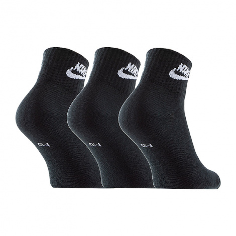 Шкарпетки Nike NSW EVRY ESSENTIAL ANKLE (3 пари) чорні SK0110-010