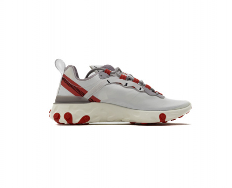 Кроссовки женские Nike W REACT ELEMENT 55 бело-красные BQ2728-010