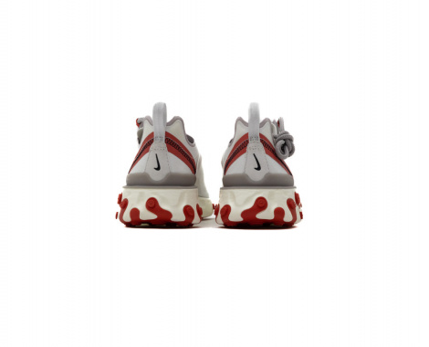 Кроссовки женские Nike W REACT ELEMENT 55 бело-красные BQ2728-010