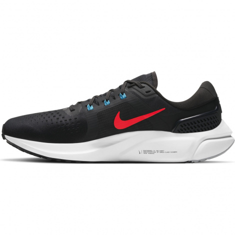 Кроссовки беговые Nike AIR ZOOM VOMERO 15 черно-красно-голубые CU1855-004