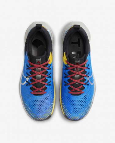 Кросівки для трейлраннінгу Nike REACT PEGASUS TRAIL 4 синьо-жовто-червоні DJ6158-401