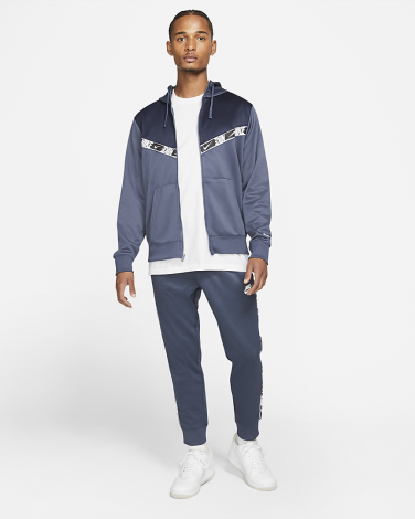 Толстовка Nike SPORTSWEAR MEN'S FULL-ZIP HOODIE темно-синя DM4672-437
