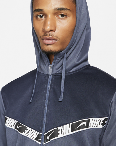 Толстовка Nike SPORTSWEAR MEN'S FULL-ZIP HOODIE темно-синя DM4672-437