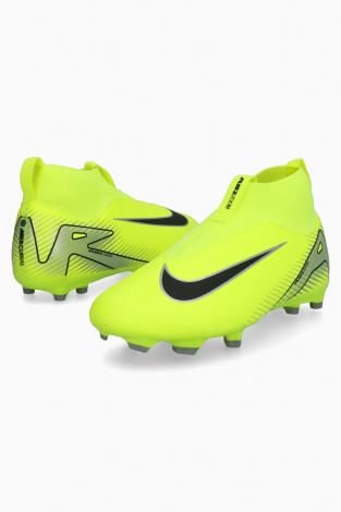 Детские бутсы Nike Zoom Mercurial Superfly 10 Academy FG/MG Junior - Лаймовый