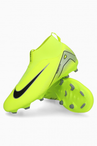 Детские бутсы Nike Zoom Mercurial Superfly 10 Academy FG/MG Junior - Лаймовый