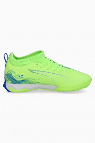 Детские сороконожки Puma Ultra 5 Match TT Junior - Лаймовый