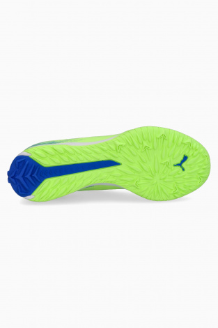 Детские сороконожки Puma Ultra 5 Match TT Junior - Лаймовый