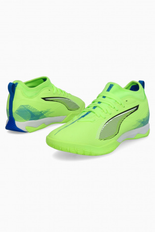 Дитячі футзалки Puma Ultra 5 Match IT Junior - Лаймовий
