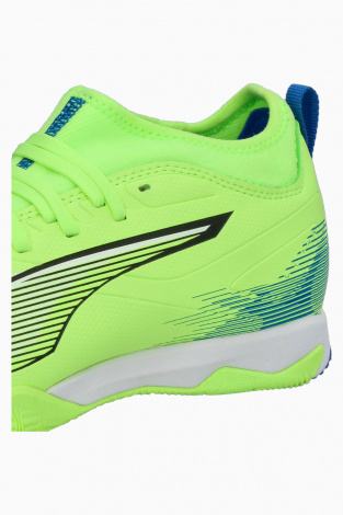 Дитячі футзалки Puma Ultra 5 Match IT Junior - Лаймовий