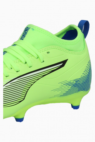 Дитячі бутси Puma Ultra 5 Match FG/AG Junior - Лаймовий