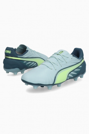 Дитячі бутси Puma King Match FG/AG Junior - блакитний
