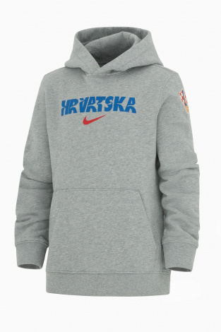 Детская кофта Nike Croatia Club Junior - Серый