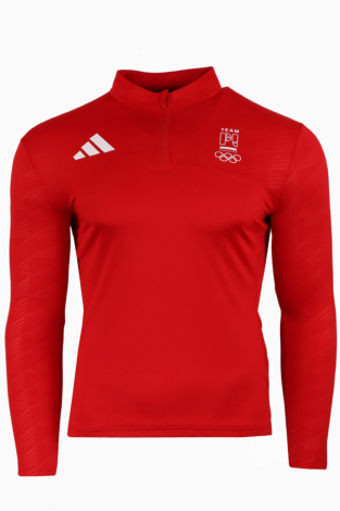 Кофта adidas NOC Poland для женщин - красный